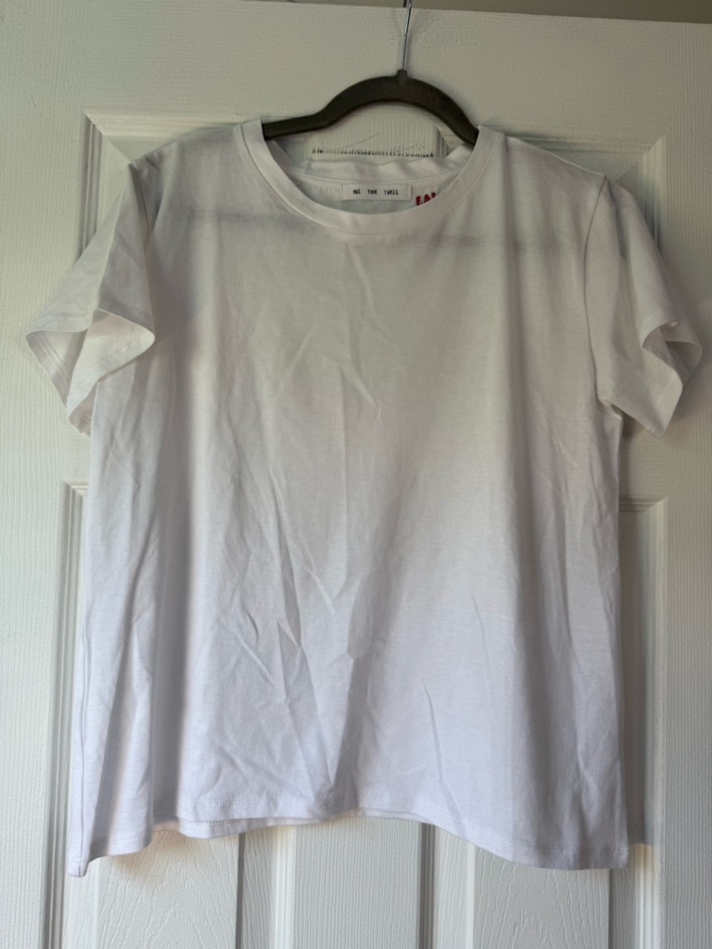 Plain White Tee Shirt By One Four Three